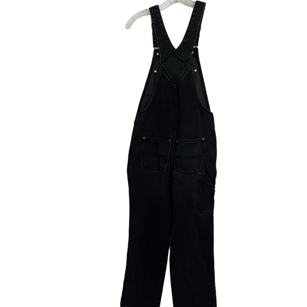 Old Navy Black Denim Overalls - Picture 2 of 5